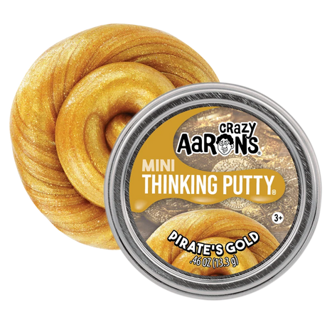 Crazy Aaron's Thinking Putty Mini Tin- Pirates Gold