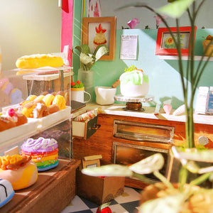 Rolife Dessert Shop DGM06 DIY Miniature Sweets Station Kit