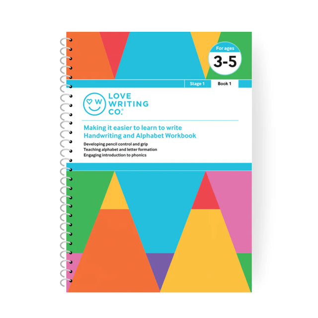 Handwriting & Alphabet Practice Book 1: Ages 3-5