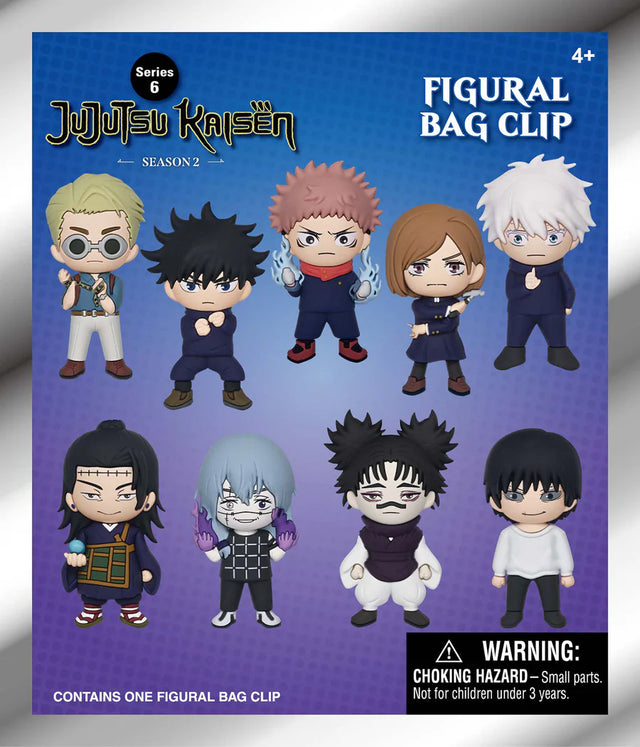 Jujutsu Kaisen Series 6 Bag Clips Blind Bags