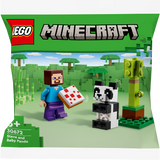 Lego Minecraft -  Steven and Baby Panda