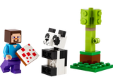 Lego Minecraft -  Steven and Baby Panda