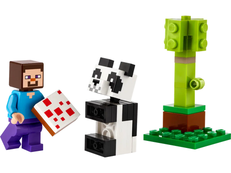 Lego Minecraft -  Steven and Baby Panda