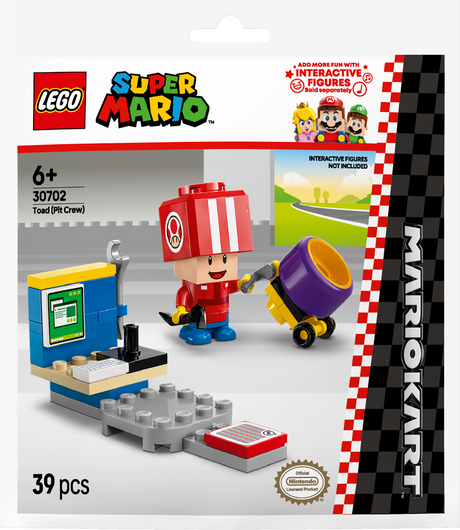 Lego Super Mario - Mario Kart Toad (Pit Crew)