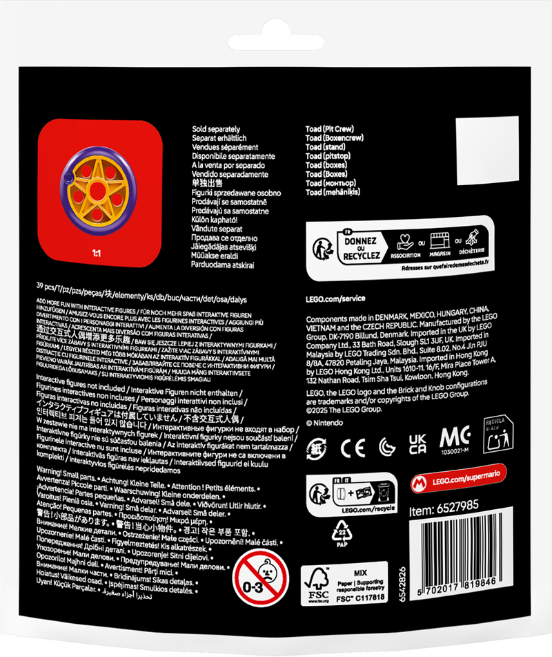 Lego Super Mario - Mario Kart Toad (Pit Crew)