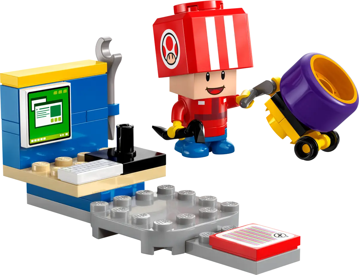 Lego Super Mario - Mario Kart Toad (Pit Crew)
