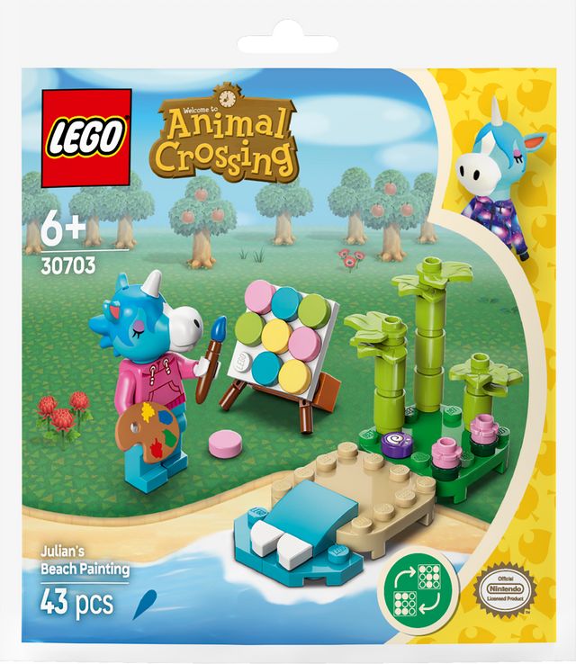 Lego Animal Crossing - Julian's Beach Painting