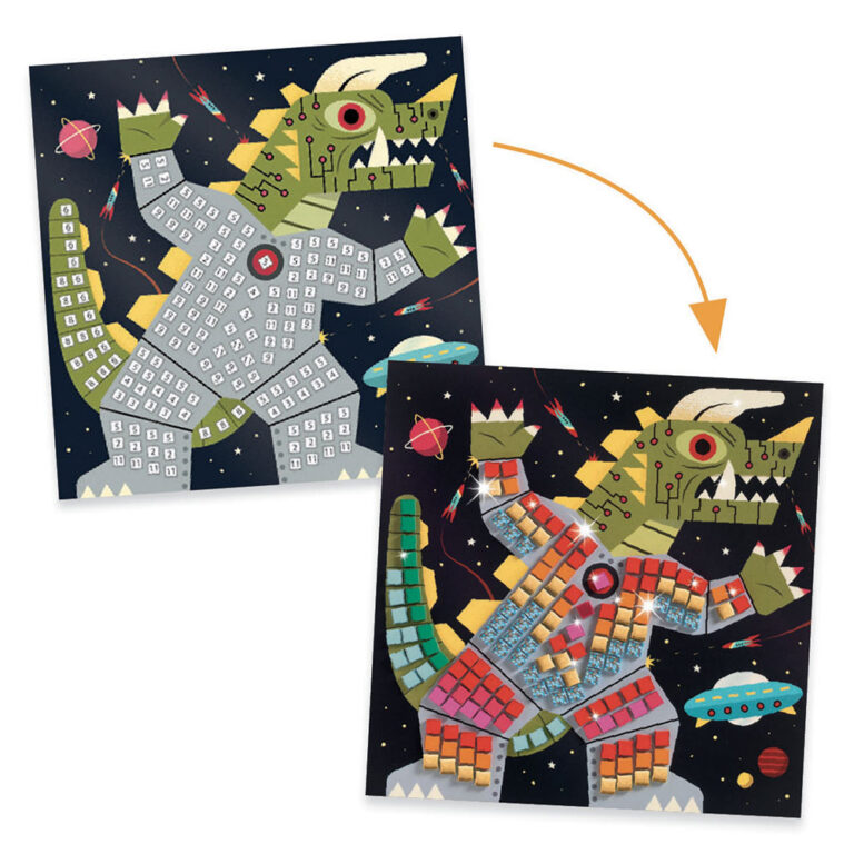 Djeco Mosaics Kit - Space Battle