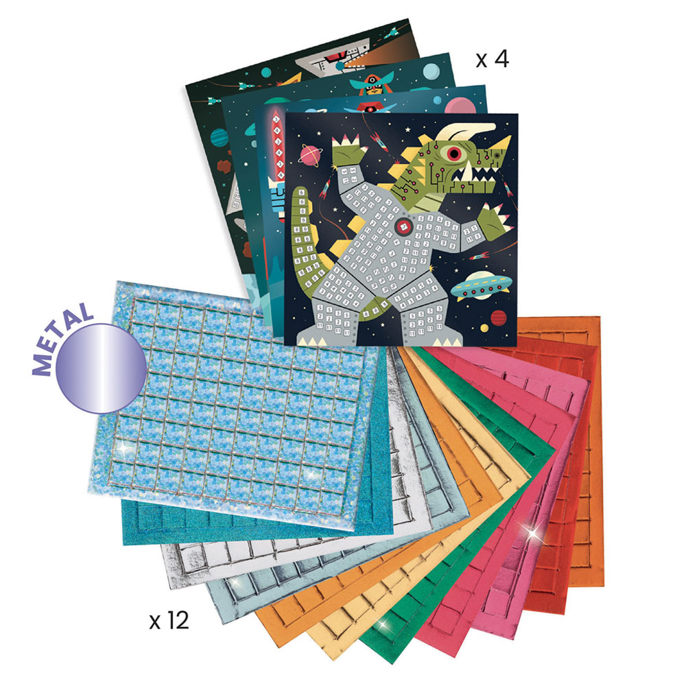 Djeco Mosaics Kit - Space Battle