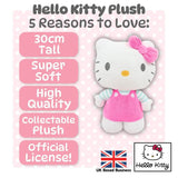 Hello Kitty 30cm Plush Toy - Hot Pink Dress