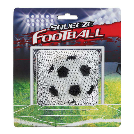 Black & White Football Squeeze Ball