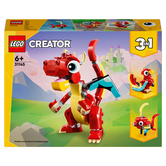 Lego Creator 3in1 Red Dragon Set
