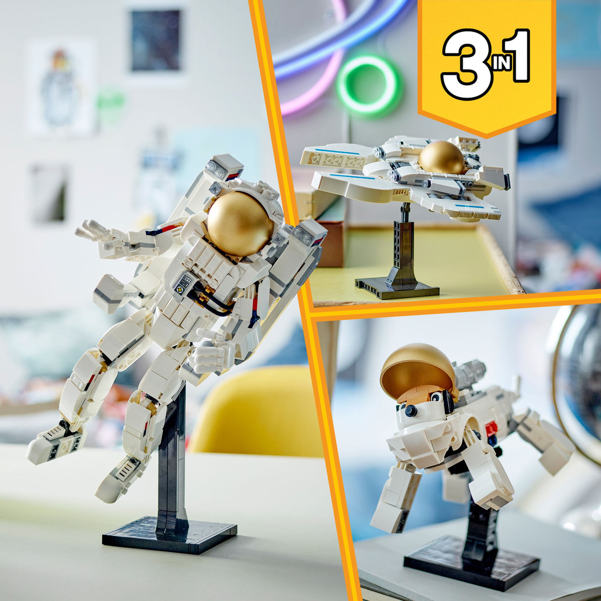 Lego Creator 3in1 Space Astronaut Set