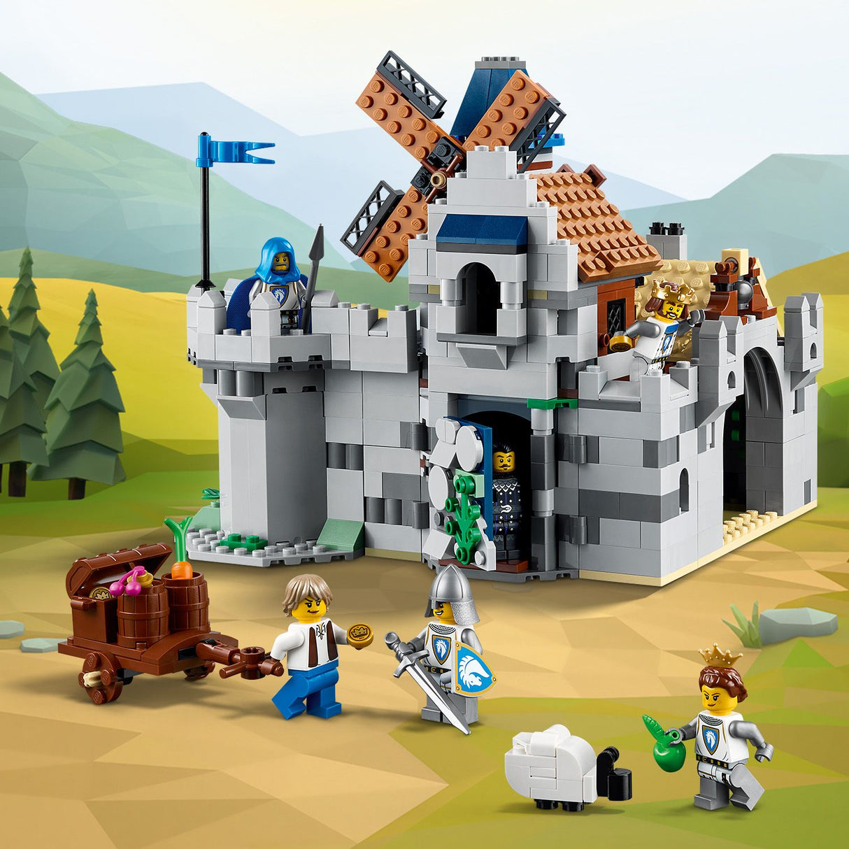 Lego Creator Medieval Horse Knight Castle