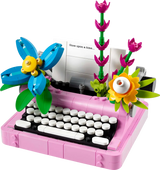 Lego Creator - Typewriter with Flowers
