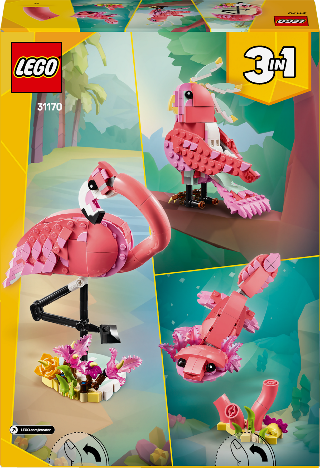 Lego Creator - Wild Animal: Pink Flamingo
