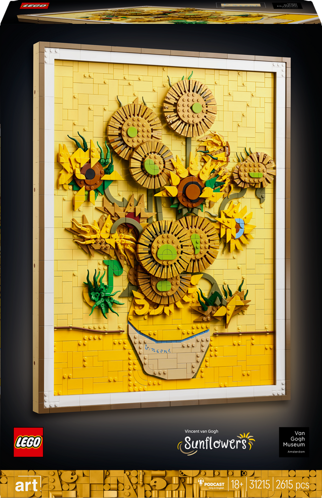 Lego Art - Vincent Van Gogh Sunflowers