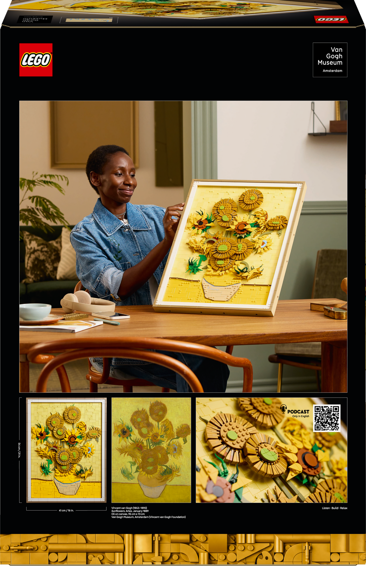 Lego Art - Vincent Van Gogh Sunflowers