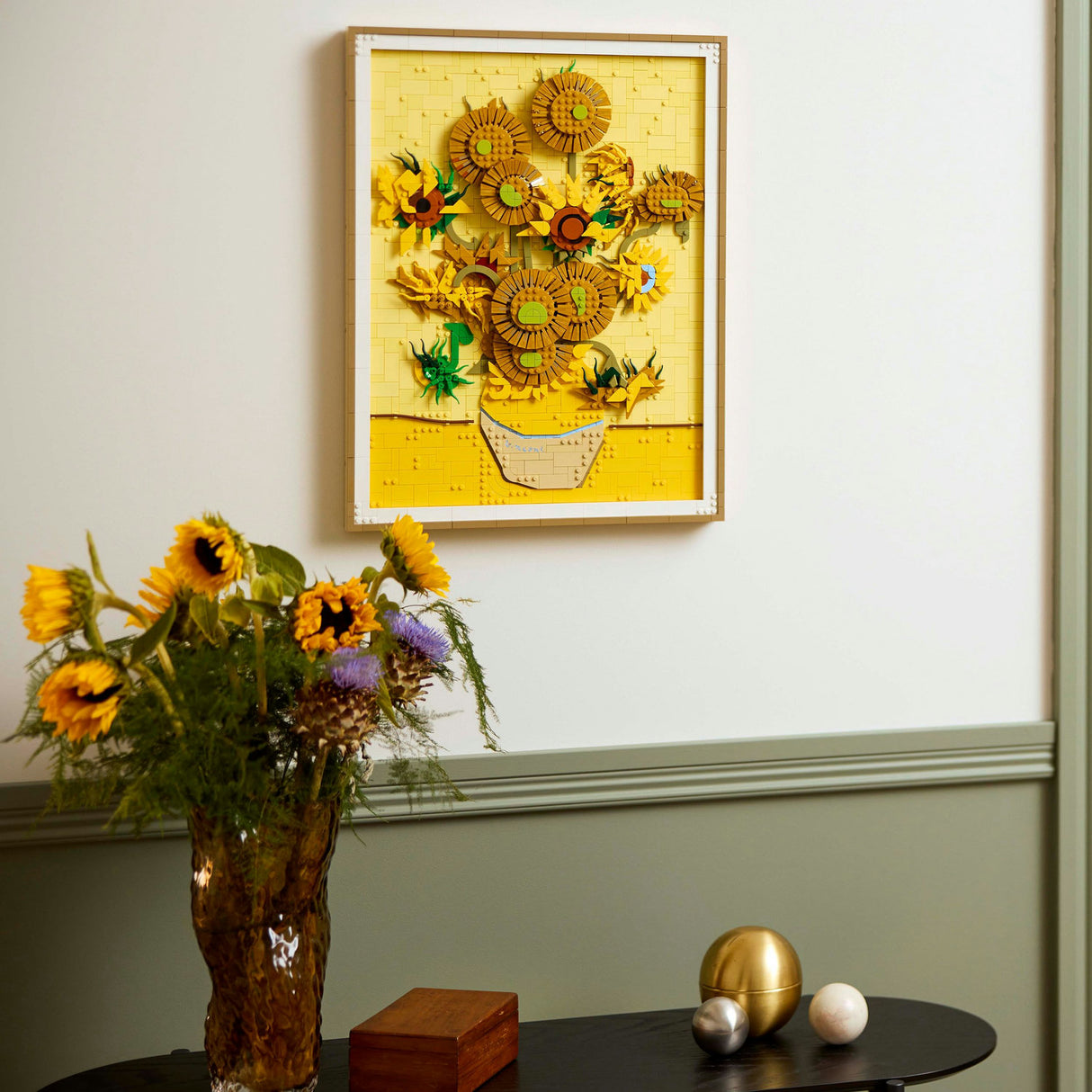 Lego Art - Vincent Van Gogh Sunflowers