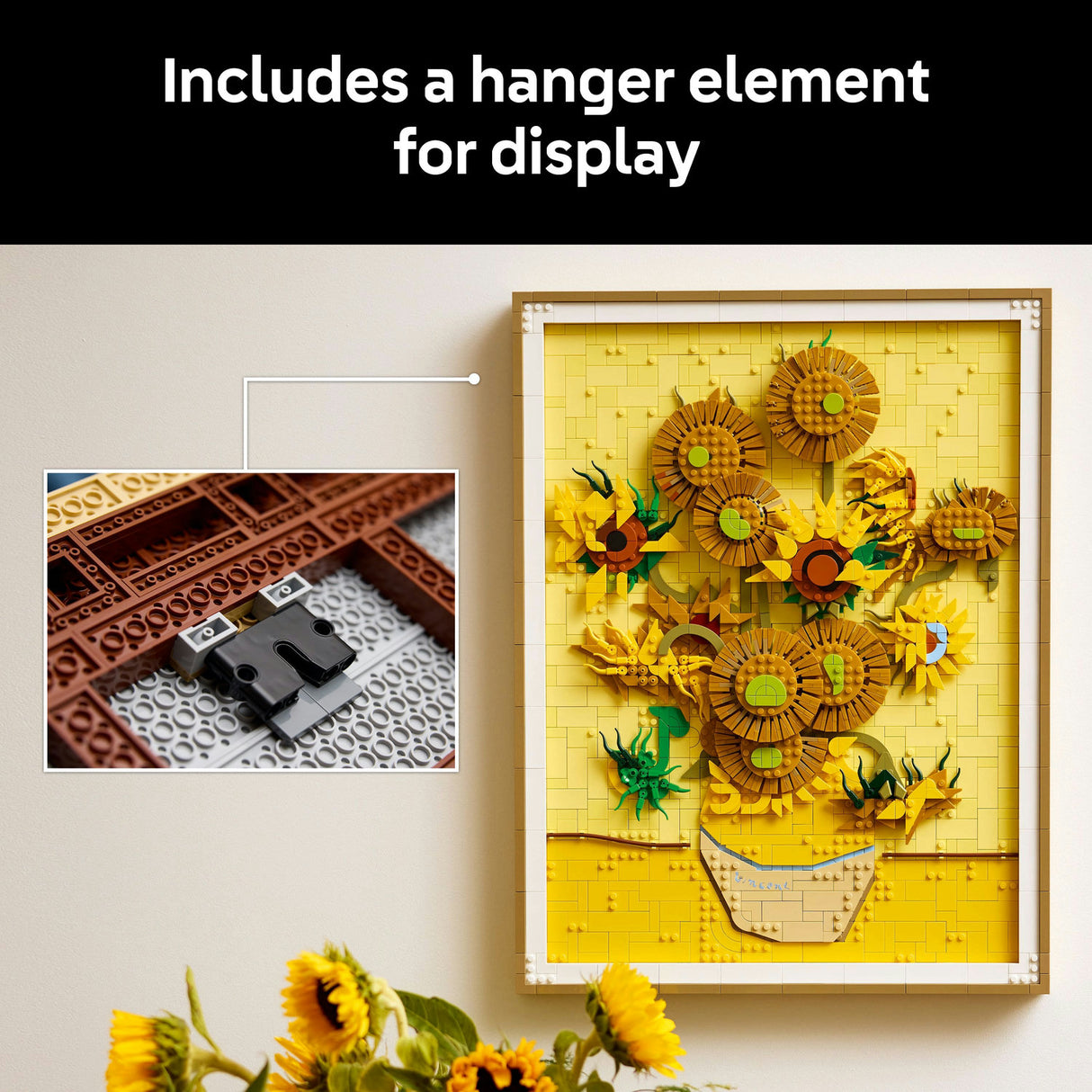 Lego Art - Vincent Van Gogh Sunflowers