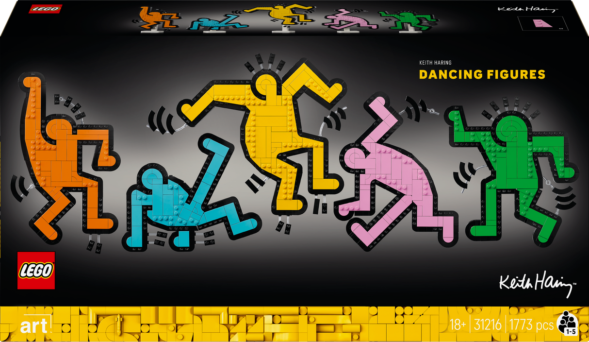 Lego Art - Keith Haring: Dancing Figures
