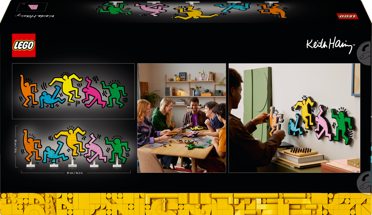 Lego Art - Keith Haring: Dancing Figures