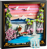 Lego Art - Japanese Cherry Blossom Landscape
