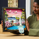 Lego Art - Japanese Cherry Blossom Landscape