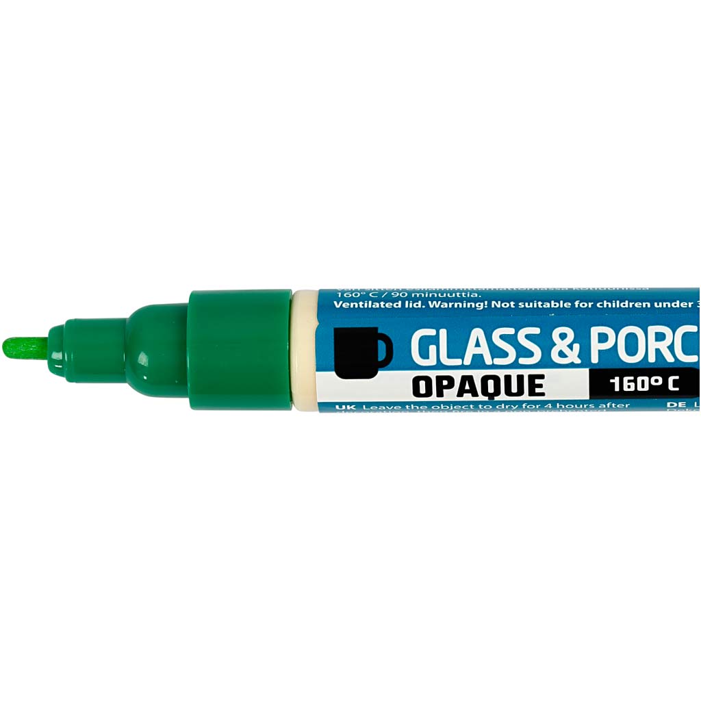 Glass and porcelain marker