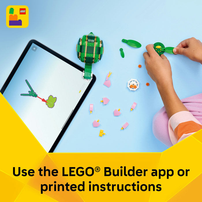 Lego Creator - Turtle with a Water Lily Flower