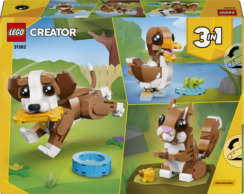 LEGO Creator 3 in 1 - Cute Animals: Playful Puppy Dog