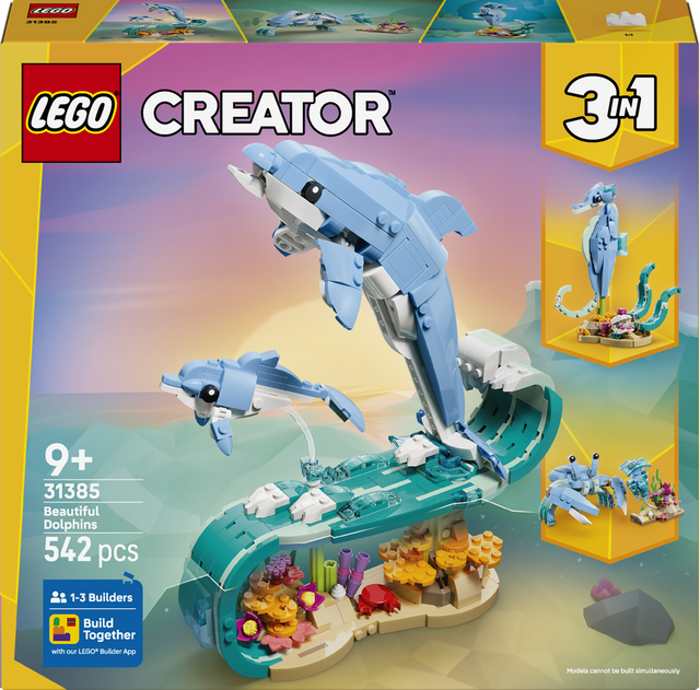 LEGO Creator 3 in 1 - Sea Animals: Beautiful Dolphins
