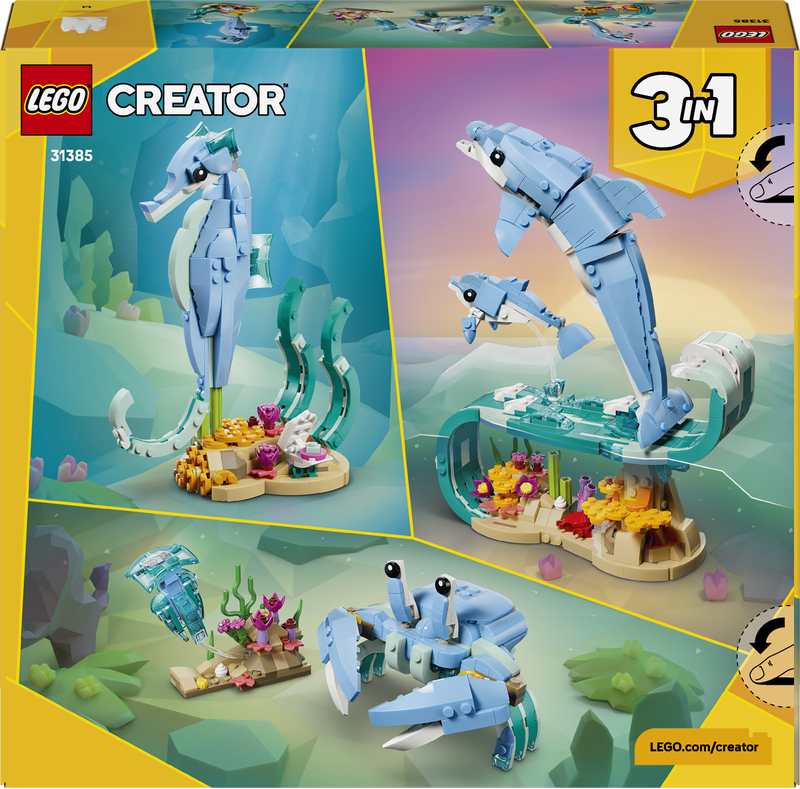 LEGO Creator 3 in 1 - Sea Animals: Beautiful Dolphins