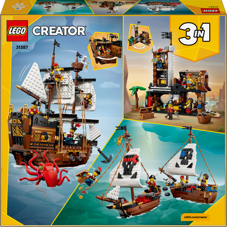 LEGO Creator 3 in 1 - Iconic Pirate Ship