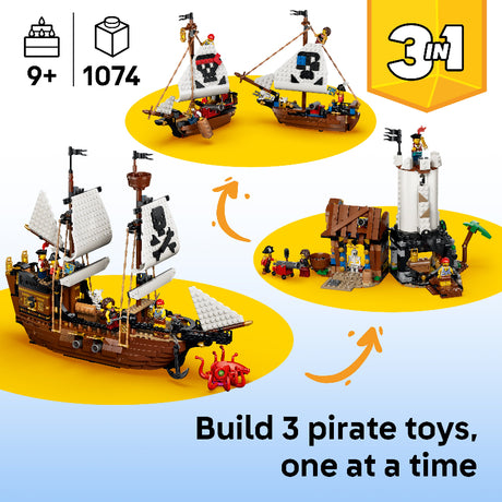 LEGO Creator 3 in 1 - Iconic Pirate Ship