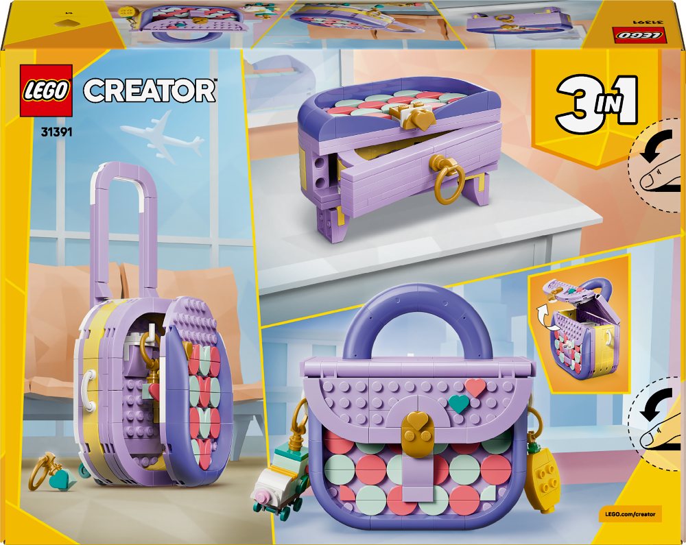 LEGO Creator - Art Fashion Bag with Storage