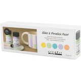 Glass and Porcelain Paint Semi-Glossy Opaque Paste