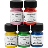 Glass and Porcelain Paint Semi-Glossy Opaque Colou