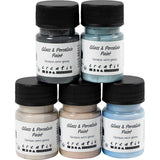 Glass and Porcelain Paint Semi-Glossy Opaque Natural