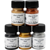 Glass & Porcelain Paint metallic Opaque - Metallic Colours