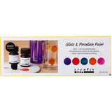 Glass & Porcelain Paint Glossy Transparent Colourful (5x30 ml)