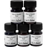 Glass & Porcelain Paint Glossy Transparent Colourful (5x30 ml)