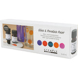Glass & Porcelain Paint Glossy Transparent Colourful (5x30 ml)