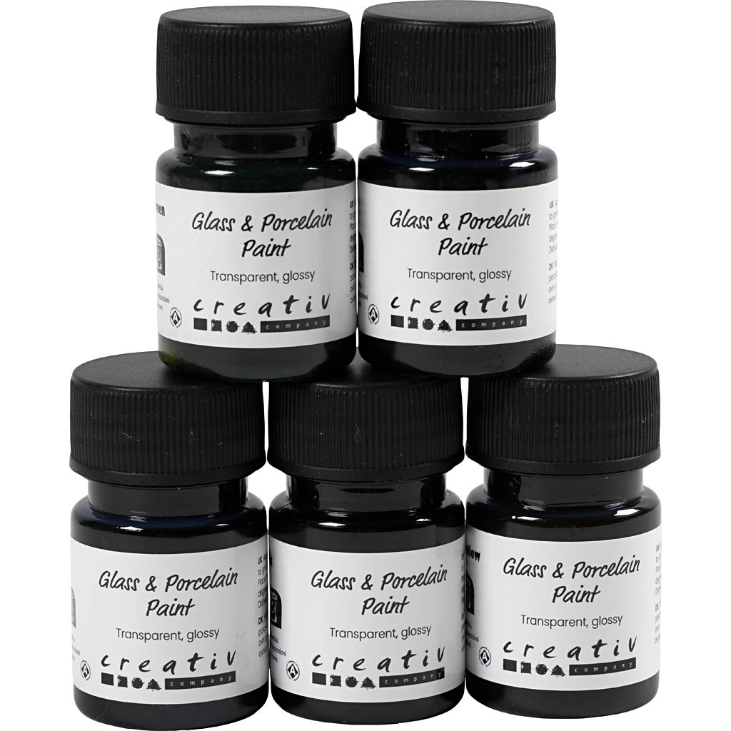 Glass & Porcelain Paint Glossy Transparent Nature