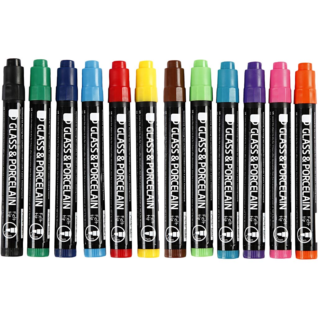 Glass and Porcelain Markers