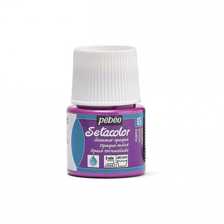 Setacolor Opaque Fabric Paint 45ml - Purple Shimmer