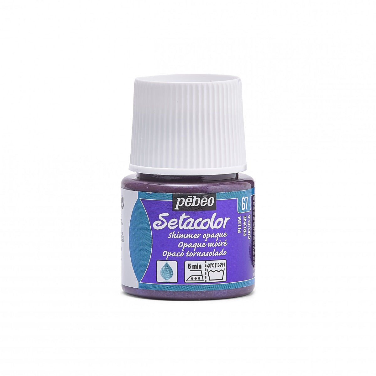 Setacolor 67 Opaque Fabric Paint 45ml - Plum Shimmer