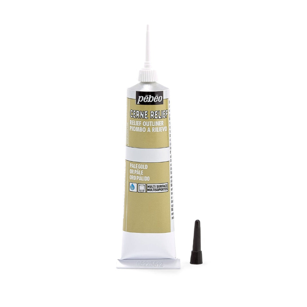 Pebeo Cerne Relief 20ml - Pale Gold
