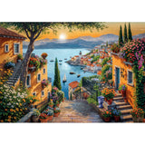 1500 Piece Jigsaw Puzzle - Steps To The Harbour