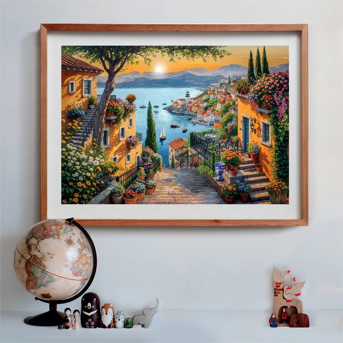 1500 Piece Jigsaw Puzzle - Steps To The Harbour